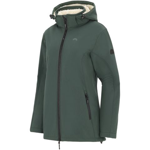 Veleste Teddie - Softshell jas - Donkergroen