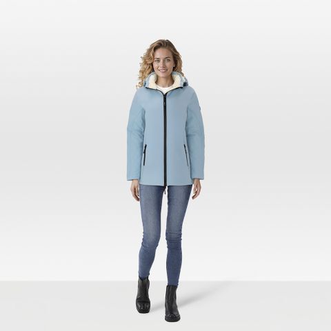 Veleste Teddie - Softshell jas - Lichtblauw