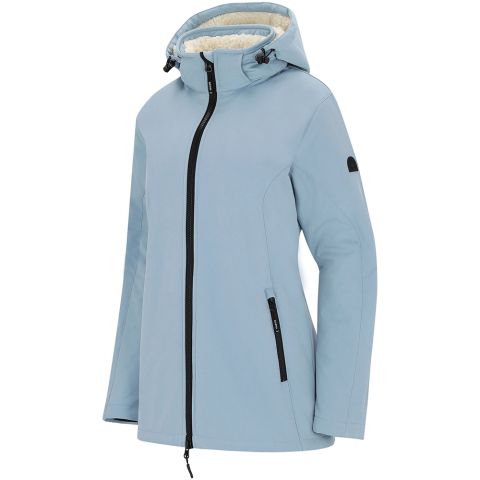 Veleste Teddie - Softshell jas - Lichtblauw