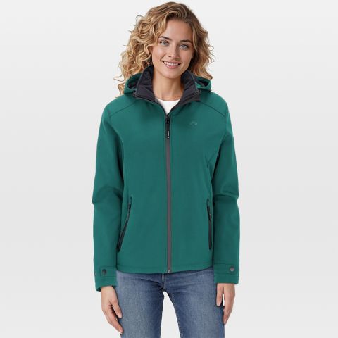 Veleste Senna - Softshell jas - Donkergroen
