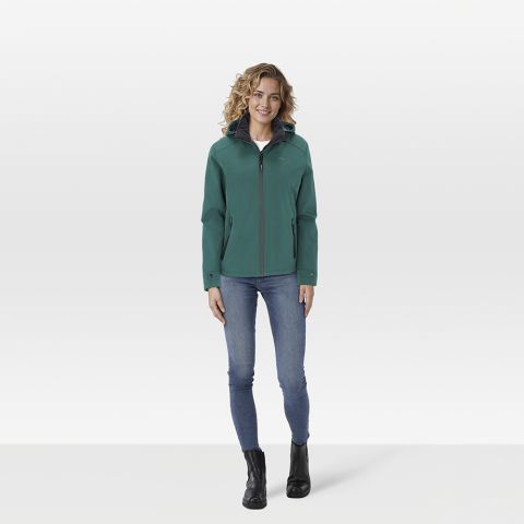 Veleste Senna - Softshell jas - Donkergroen