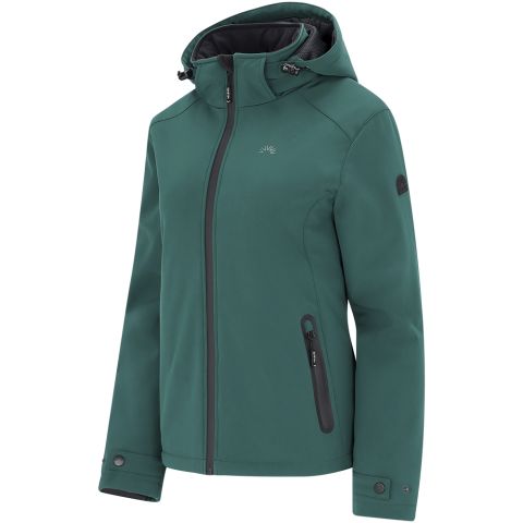Veleste Senna - Softshell jas - Donkergroen