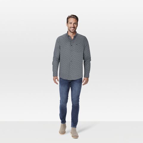 Veleste Tobias - Overhemd - Blauw