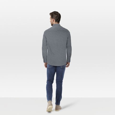 Veleste Tobias - Overhemd - Blauw