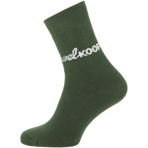 Welkoop Badstof - Sokken - Groen