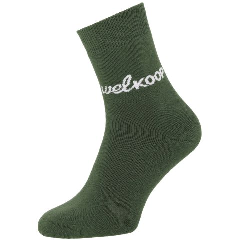 Welkoop Badstof - Sokken - Groen