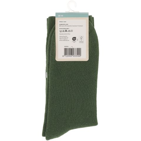 Welkoop Badstof - Sokken - Groen
