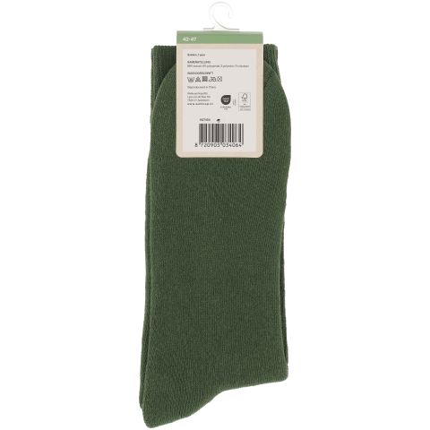 Welkoop Badstof - Sokken - Groen