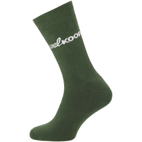 Welkoop Badstof - Sokken - Groen
