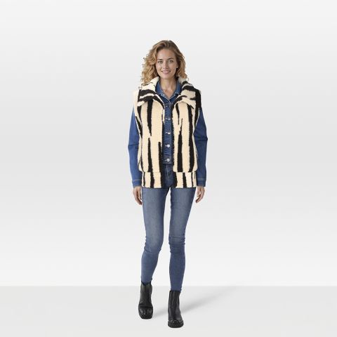 Veleste Jacky - Gilet - Zwart