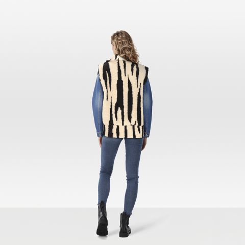 Veleste Jacky - Gilet - Zwart