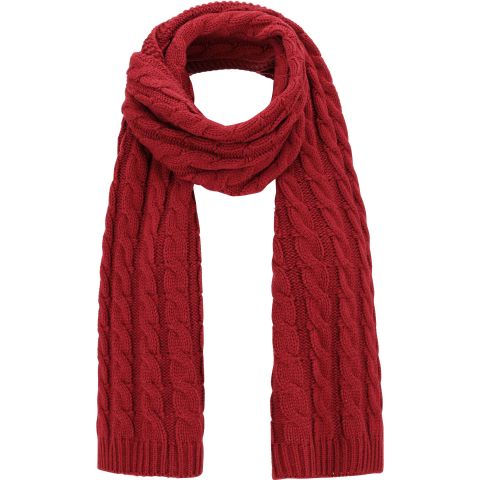 Veleste Kabel - Sjaal - Rood