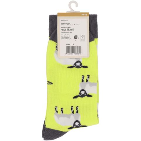 Welkoop Fun Schaap - Sokken - Geel