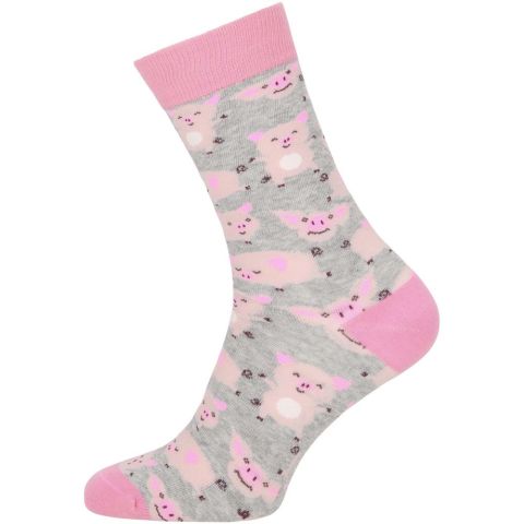 Welkoop Fun Varken - Sokken - Roze