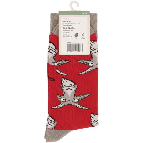 Welkoop Fun Geit - Sokken - Rood