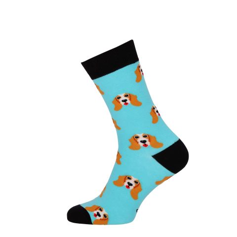 Welkoop Fun Hond - Sokken - Blauw
