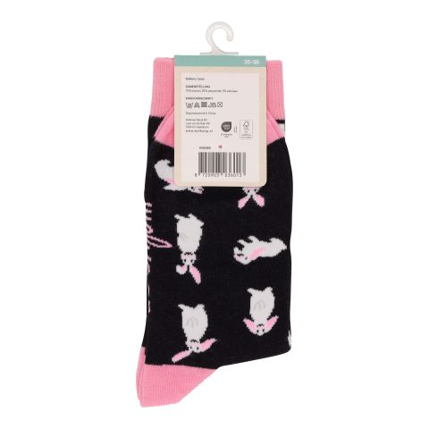 Welkoop Fun Konijn - Sokken - Roze