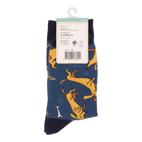 Welkoop Fun Teckel - Sokken - Blauw