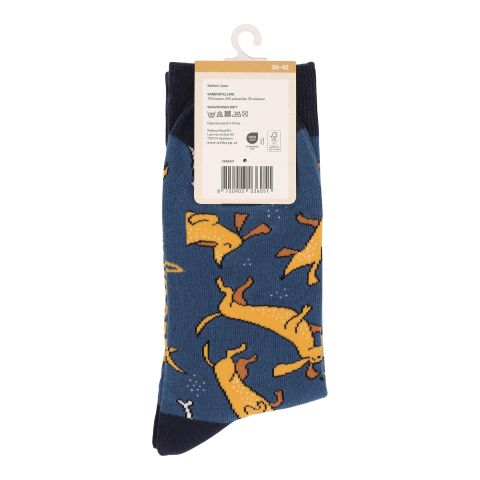 Welkoop Fun Teckel - Sokken - Blauw
