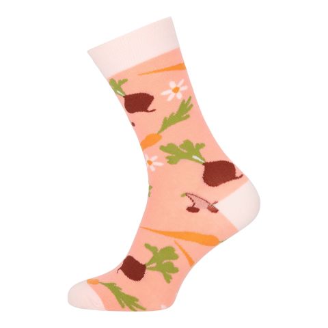 Welkoop Fun Groenten - Sokken - Roze
