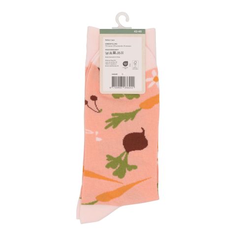 Welkoop Fun Groenten - Sokken - Roze
