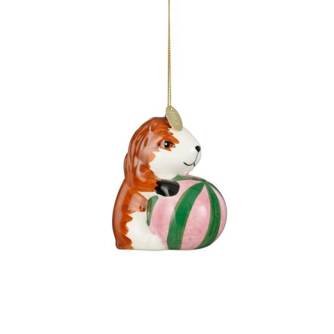Mica Decorations Cavia - Kerstornament - Bruin