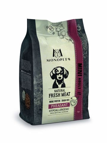 Monopets Mini Adult  Hypoallergeen Monoprotein - Hondenvoer - Fazant - 6 kg