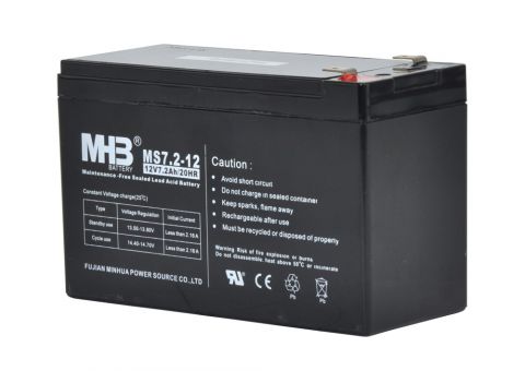 Gallagher Batterij Tbv S100, S200 en S400 - 7,4Ah - 12V