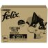 Felix Elke Dag Feest Mix Selectie in Gelei - Kattenvoer - 80x85 gram - Rund - Tonijn - 6,8 kg