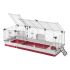 Ferplast Krolik 140 plus - Konijnenkooi - 162x60x50 cm - Donker rood