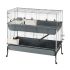 Ferplast Rabbit 120 Dubbel - Konijnenkooi - 118x58x117 cm - Grijs - 18,9 kg