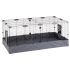 Ferplast Hub 02 - Konijnenkooi - 120x90x80 cm - Grijs - 7,22 kg