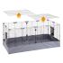 Ferplast Hub 02 - Konijnenkooi - 120x90x80 cm - Grijs - 7,22 kg