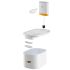 Ferplast Astra - Drinkfonteint kat - 16,5x22x24 cm - Wit