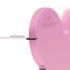 My Family Hart - Hondenpenning - Roze - S - 25x28 mm