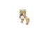Beeztees Patries - Flostouw - Koffiehout - Hondenspeelgoed - Hout|Wit - Medium