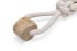 Beeztees Osa - Flostouw - Koffiehout - Hondenspeelgoed - Hout|Wit - Medium