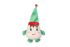 Beeztees Kerstfiguren - Knuffel - Hondenspeelgoed - Multi - 9x7x5 cm - 1 stuk