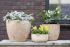 Mega Collections Whitewash Egg - Bloempot - Set 3 stuks - Terracotta - ø 40 cm