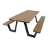Lesli Living Arezzo - Picknickset - Teaklook - 200x89 cm