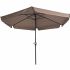 Lesli Living Gemini Stokparasol - Parasol - 3 meter - Taupe