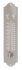 Thermometer metaal - groen/grijs/wit