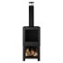 Fancy Flames - Tuinhaard  - Zwart - Staal - 38,4x38,4x133,7 cm