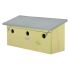 Esschert Design Mussenvilla - Nestkast - Naturel - 47,1x17,5x21,5 cm