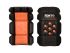 Fento Pocket M2 - Kniebeschermers - Zwart / Oranje
