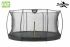 EXIT Silhouette Inground met Net - Trampoline - 366cm - Zwart - Rond