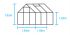 Halls Popular 66 - Tuinkas - Zilver 195x193x196 cm