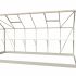 Royal Well Mary IV - Kweektafel - Wit - 2,5x42,5x416,4 cm