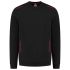 Tricorp Accent 302703 - Sweater - Zwart/Rood