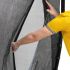 Exit Dynamic - Groundlevel trampoline - 244 x 427 cm x 183 cm - Zwart - Rechthoekig